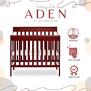 Convertible Mini Crib - Brown