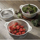 3 Piece Stainless Steel Mesh Colander Set - Silver