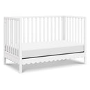 Sammy Scallop 4-in-1 Convertible Crib - White