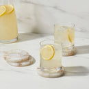 Stone Salt Agate Coasters - Set of 4