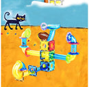 62pc Magnetic Marble Run Set - Pete the Cat