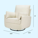Juno Swivel Glider Chair - Vanilla