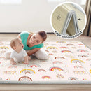 Foldable Baby Play Mat - 50 x 50 - Colorful+Rain