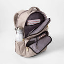 Signature Day Trip Backpack Taupe - Open Story™: 24L Water-Resistant Laptop Bag