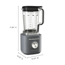 68 oz Pure Power Blender, 1700 Watt Peak Power - Matte Charcoal Grey