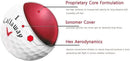HEX Diablo Golf Balls - 12 Pack