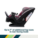 Grow and Go Extend ‘n Ride LX All-in-One Convertible Car Seat - Black Pepper