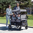 Jeep Wrangler Deluxe 4 Seater Stroller Wagon - Grey