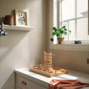Gingham Wallpaper - Taupe