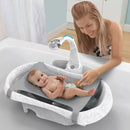 Rain Shower Baby Spa Tub with Soothing Spray Showerhead