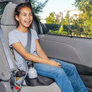 Solana Backless Booster Car Seat - Black