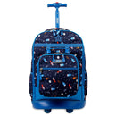 Rolling Backpack with Lunch Bag - Spaceship