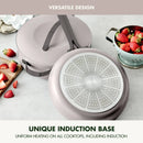 Nova 7pc Ceramic Nonstick Aluminum Cookware Set