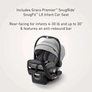 Merge Travel System with SnugRide SnugFit 35 LX Infant Car Seat - Midtown