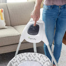 2-in-1 Multi-Direction Compact Baby Swing & Rocker - Grey