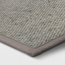 34" x 20" Textured Pet Kitchen Rug Gray