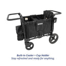 Moov Stroller Wagon 4-Passenger - Black