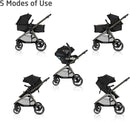 Zelia Luxe 5-in-1 Modular Travel System - Onyx Sand