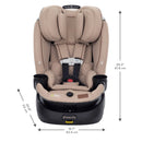 Gold Revolve 360 Slim 2-in-1 Rotating Convertible Car Seat - Travertine