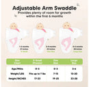 Organic Newborn Swaddle Sleep Sacks - Ripple