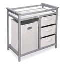 Modern Baby Changing Table - Cool Gray