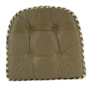 Gingham Tufted Chair Cushion - Set of 2