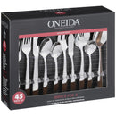 Oneida Mooncrest Flatware Set, 45 Pieces