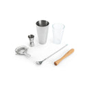 5pc Bar Tool Set (Shaker, Jigger, Strainer, Muddler, Stirring Spoon)