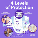 168ct Level Leak Protection Diapers Giant Pack - Size 3