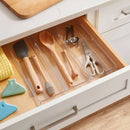 3 Compartment Plastic Drawer Flatware Organizer
