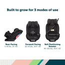 Grow and Go Sprint All-in-One Convertible Car Seat - Purple Cadet