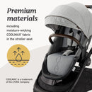 Premier Modes Merge Stroller with EZ Spin Wheels for 360 Rotation - Midtown