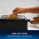 4-Slice Toaster - Black
