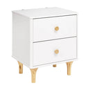 Lolly Nightstand With USB Port - White Natural