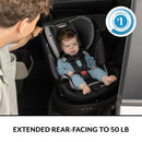 Revolve 360 Slim 2-in-1 Rotational Convertible Car Seat - Canton Black