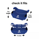 Solana - Pack of 2 Backless Booster Car Seats - Blue