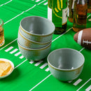 Football Mini Snack Bowls - Sage/Gold