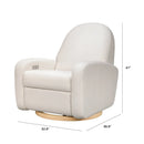 Electronic Recliner and Swivel Glider - Performance Cream