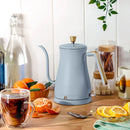 Beautiful 1-Liter Electric Gooseneck Kettle 1200 W, Cornflower Blue