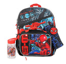 Kids' 15.5L 5pc Backpack Set with Lights - Black