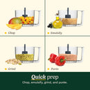 DLC-2ABC Mini-Prep Plus Food Processor - Brushed Chrome & Nickel