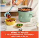 1.5qt Slow Cooker - Seaglass