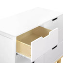 Marley 6-Drawer Double Dresser - White/Natural