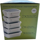 Ceramic Food Storage Containers - 10 Piece Set
