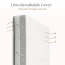 2-Stage Crib and Toddler Mattress - Grey