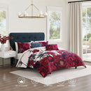 Bebejan Zinnia 5 Piece Reversible Comforter Set - Queen