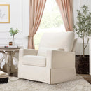 Crawford Pillowback Comfort Swivel Glider - Performance Cream