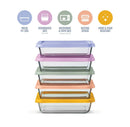 Everyday Glass 4.5c 000198680310pc Meal Prep Food Storage Container Set