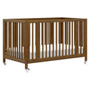 Rolli 9-in-1 Convertible All-Stages Crib with Bassinet & Toddler Bed Conversion Kits - Natural Walnut