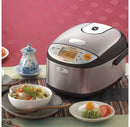 3 Cup Induction Heating Rice Cooker -  Stainless Steel Brown